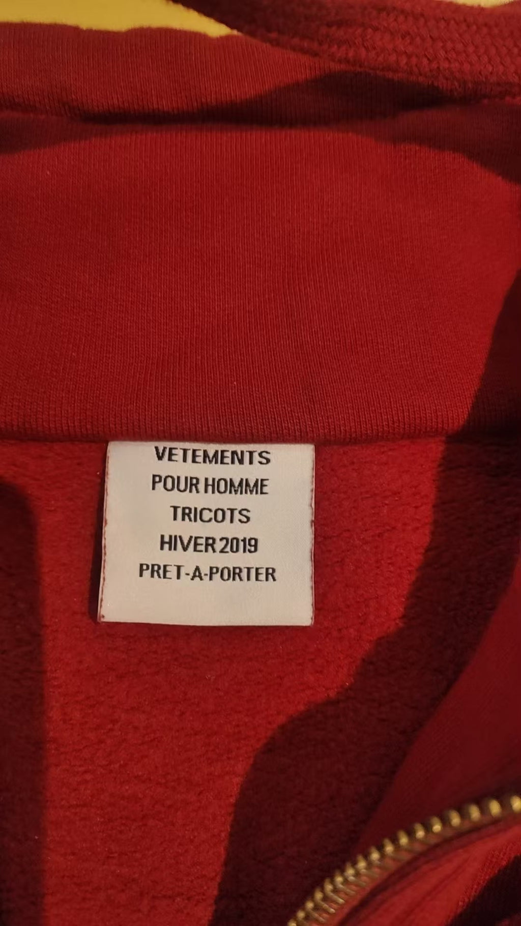 Vetements AW19 'Elephantroom' Sweater