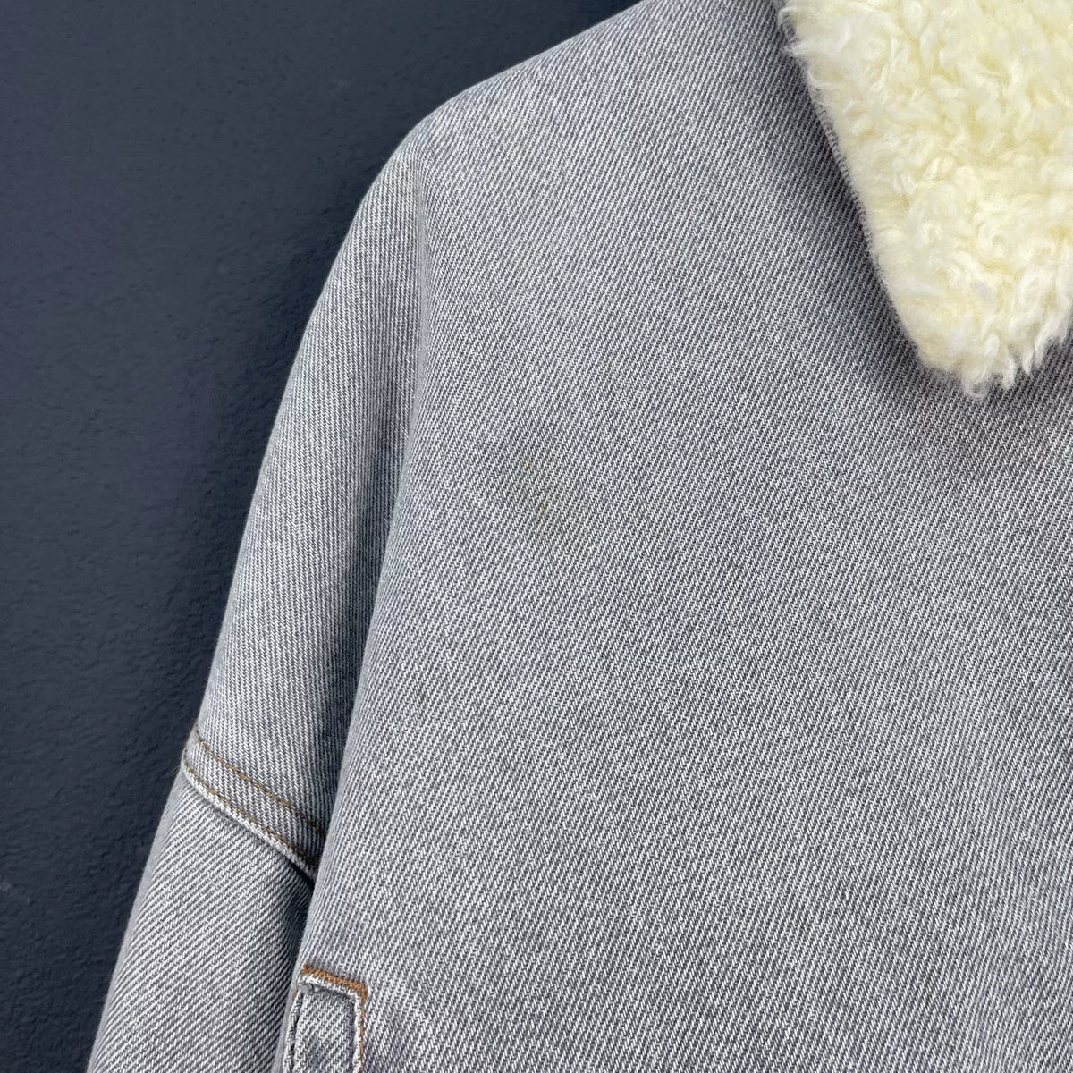 Miu Miu shearling denim jacket