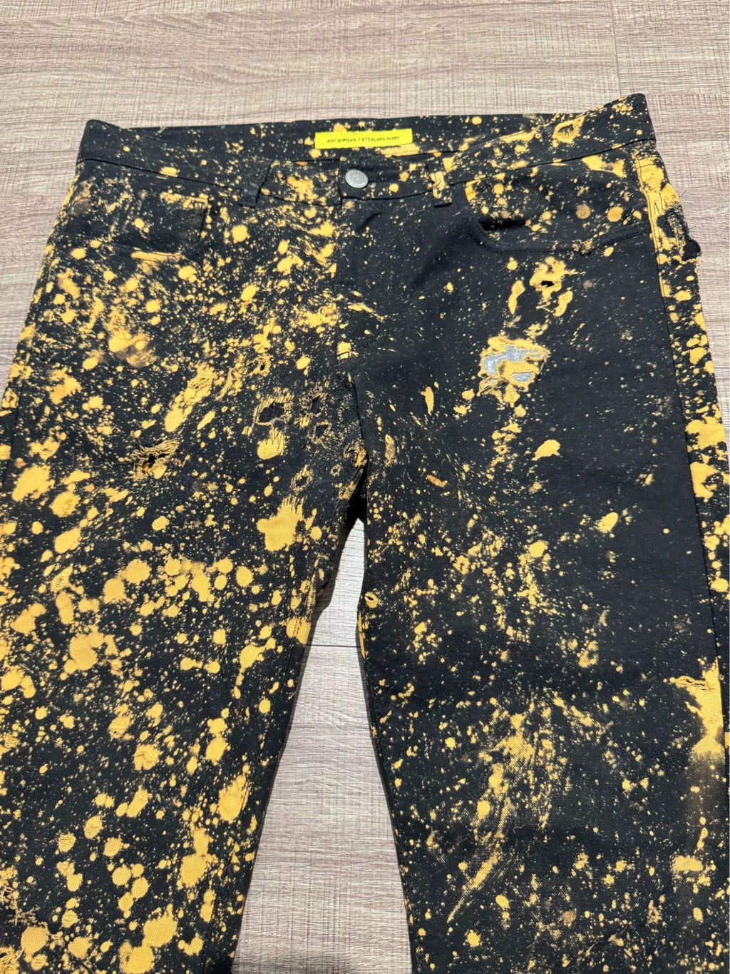 Raf Simons x Sterling Ruby Splatter Denim