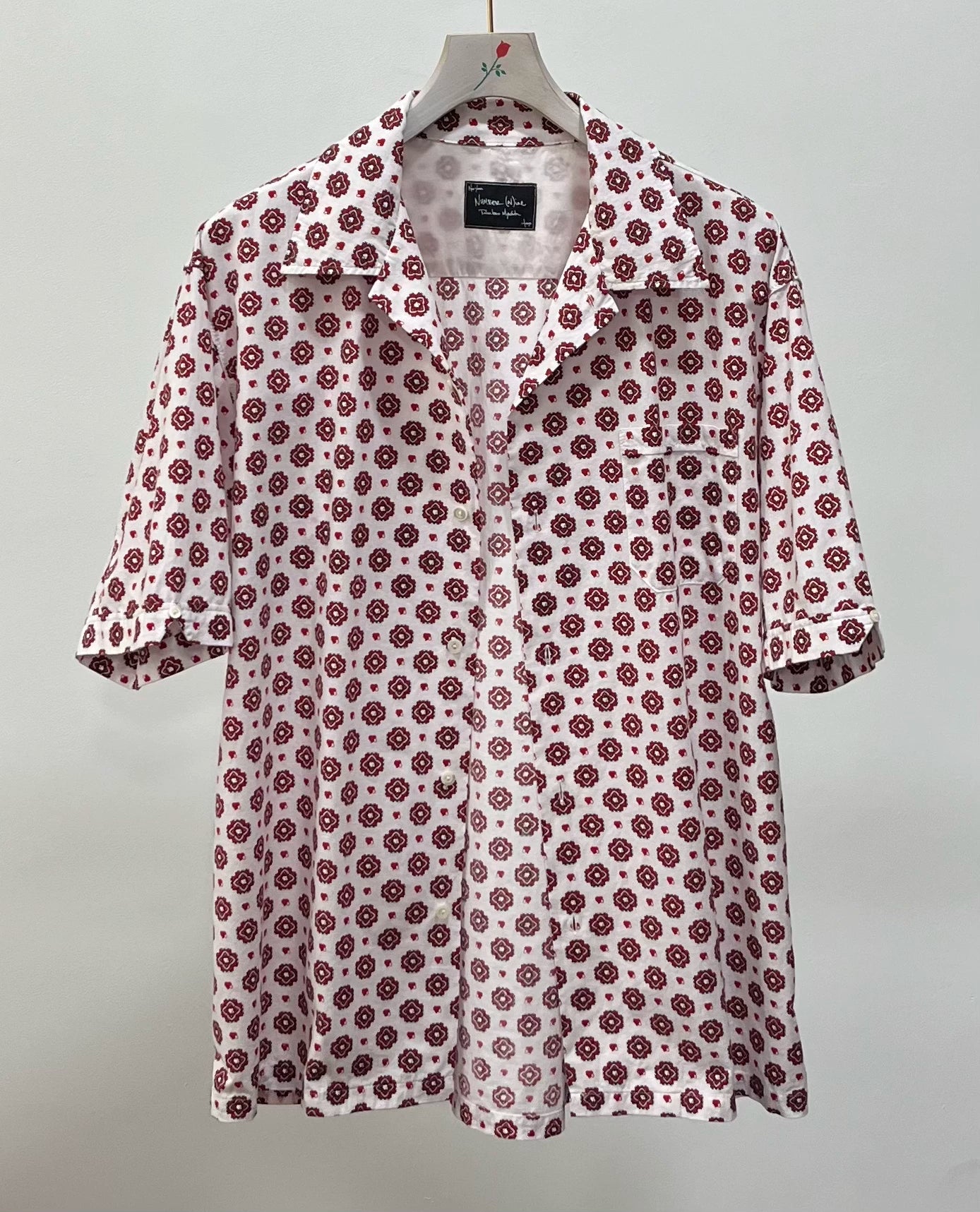 Number (N)ine 03AW Crying Heart Shirt