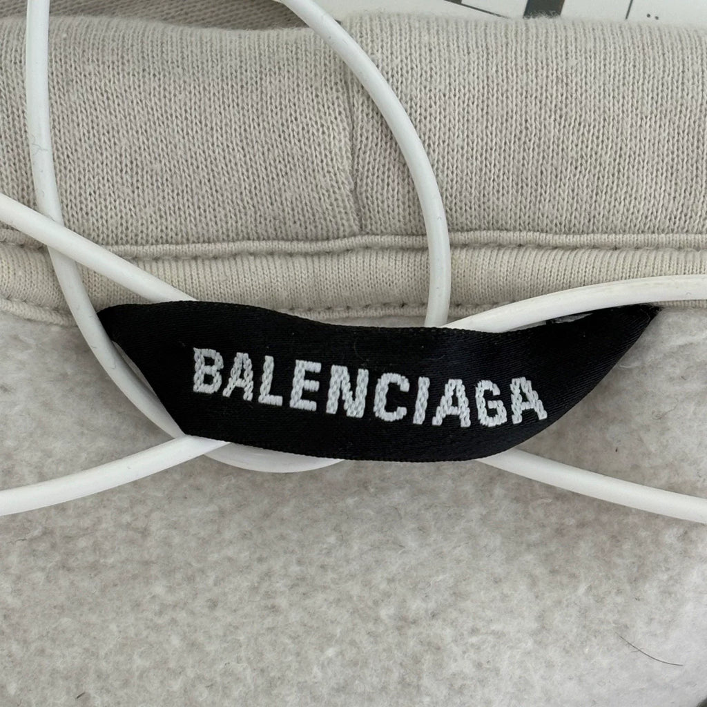 Balenciaga Pleated Sleeveless Vest Hoodie Boomerang Embroidered Short Sleeve Hoodie