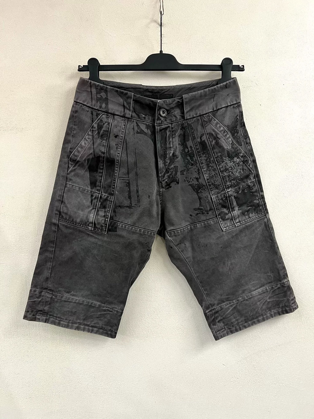 Julius_7 Rubberized Printed Shorts, SS2011 Runway Style