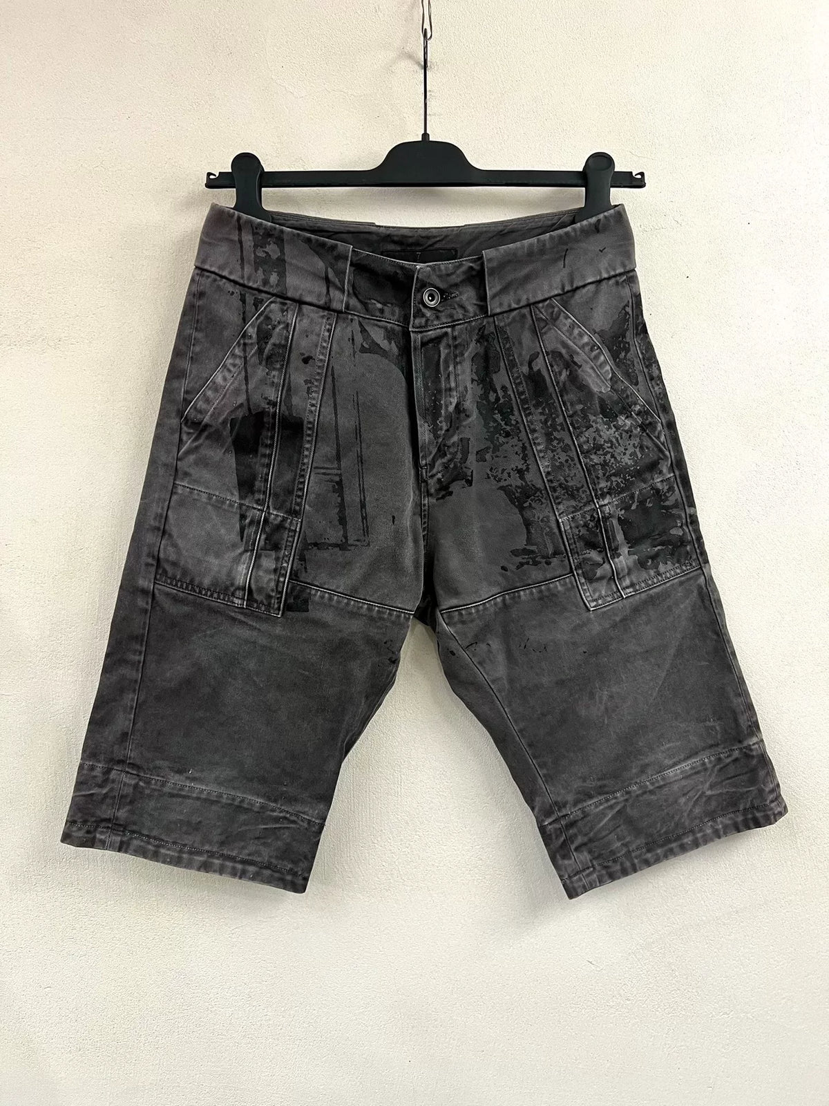 Julius_7 Rubberized Printed Shorts, SS2011 Runway Style