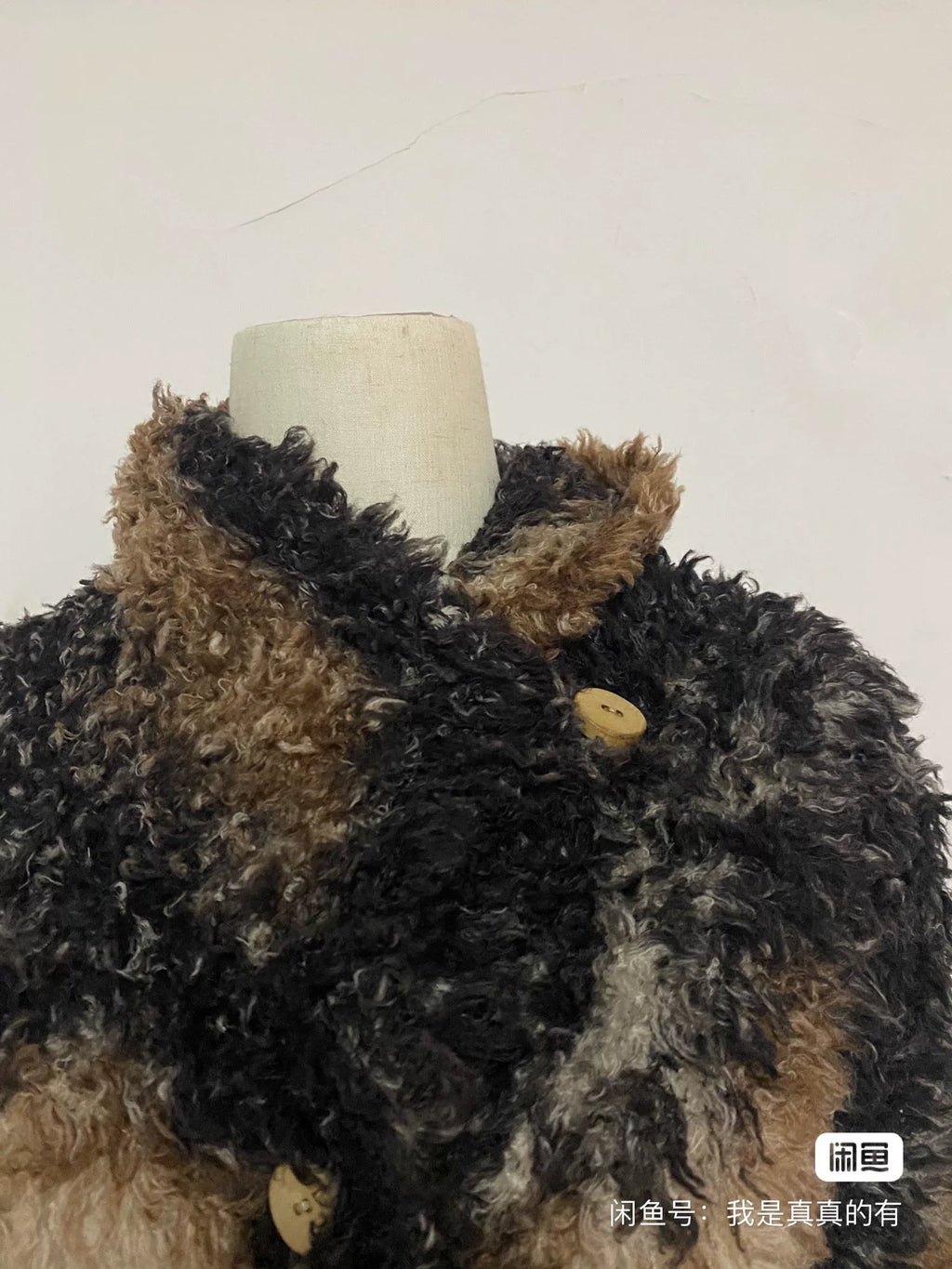 issey miyake Burnt Faux Fur Coat