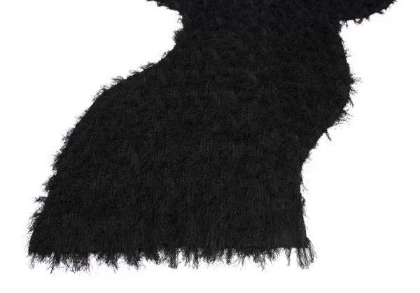 Issey Miyake Vintage Black Velvet Pleated Dress
