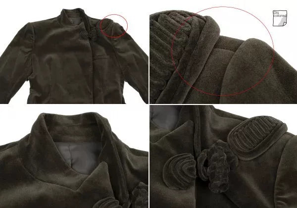 Jean Paul Gaultier Vintage Green Velvet Coat