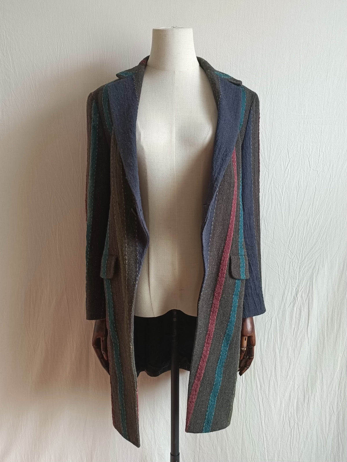 Yohji Yamamoto Striped Wool Jacket