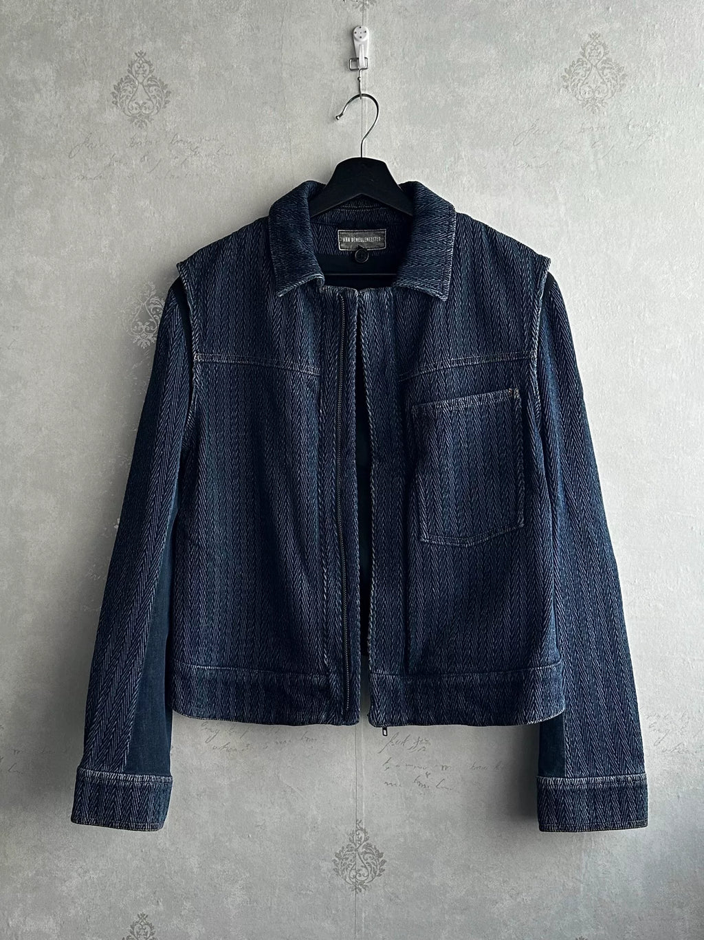 Ann Demeulemeester 16FW Blue Denim Jacket
