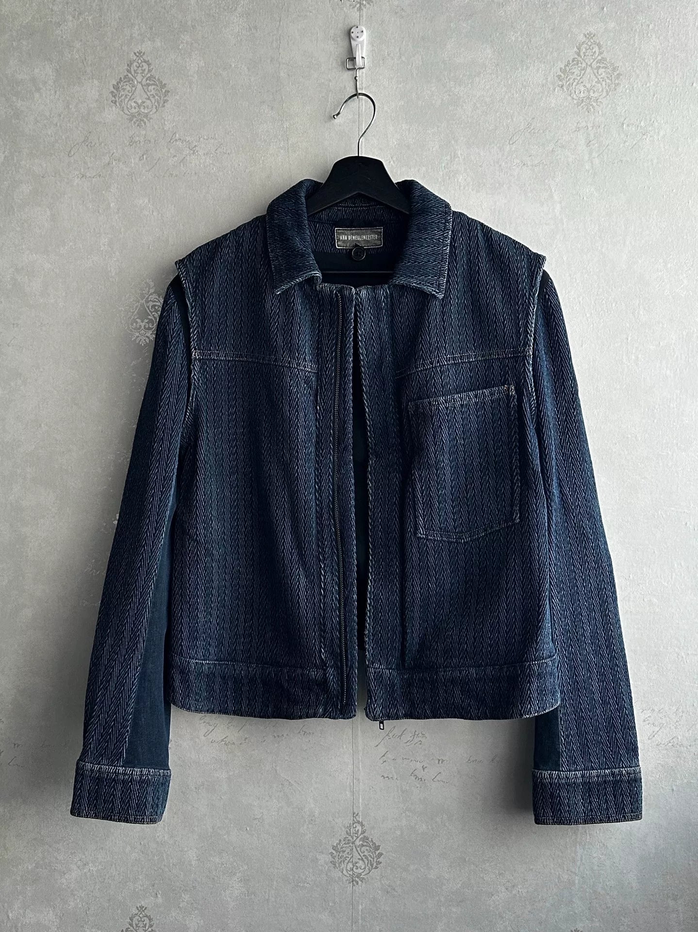 Ann Demeulemeester 16FW Blue Denim Jacket