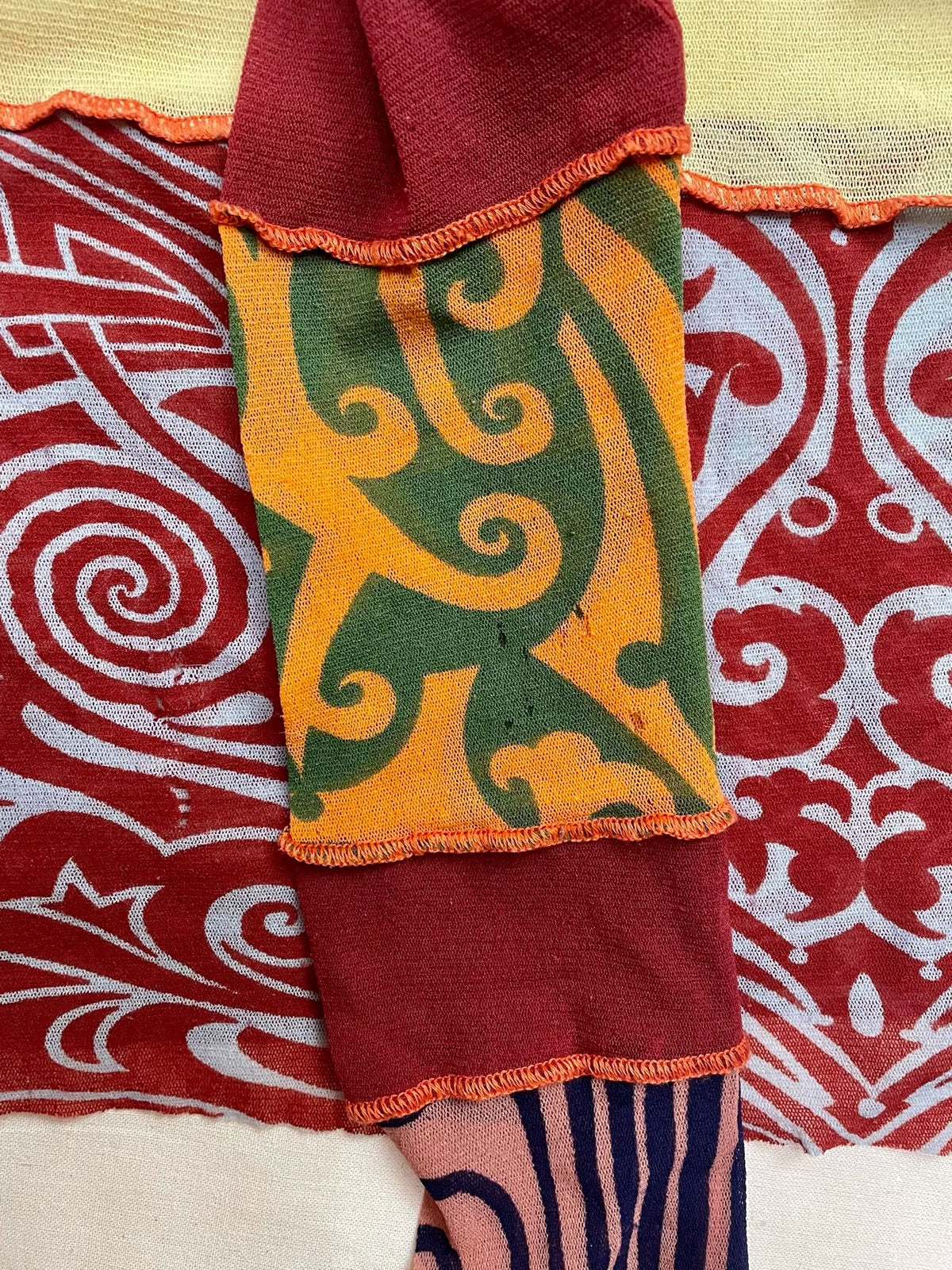 1996 Spring/Summer Jean Paul Gaultier Cyberbaba Cyber Hippie Tribal Tattoo Mesh Tattoo Top