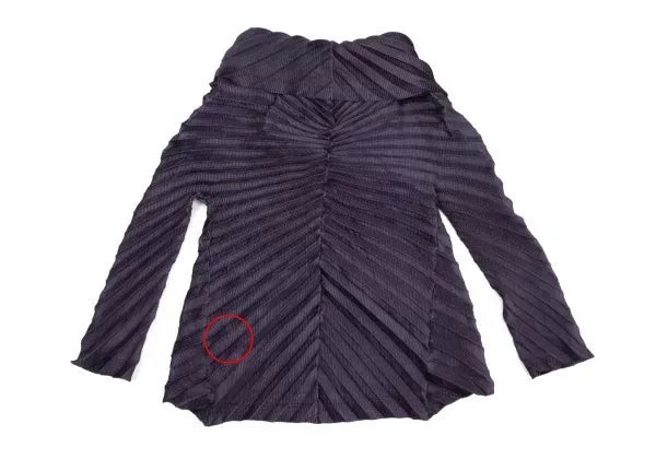 Issey Miyake Vintage Purple Pleated Top