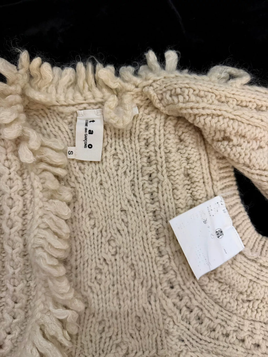 Comme Des Garcons 2009 Wool Top