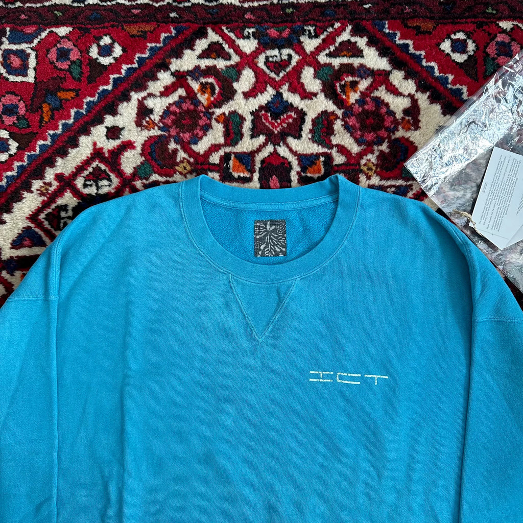 visvim 2024 Autumn/Winter ICT JUMBO SB SWEAT 3/4 Sleeve Sweatshirt Blue