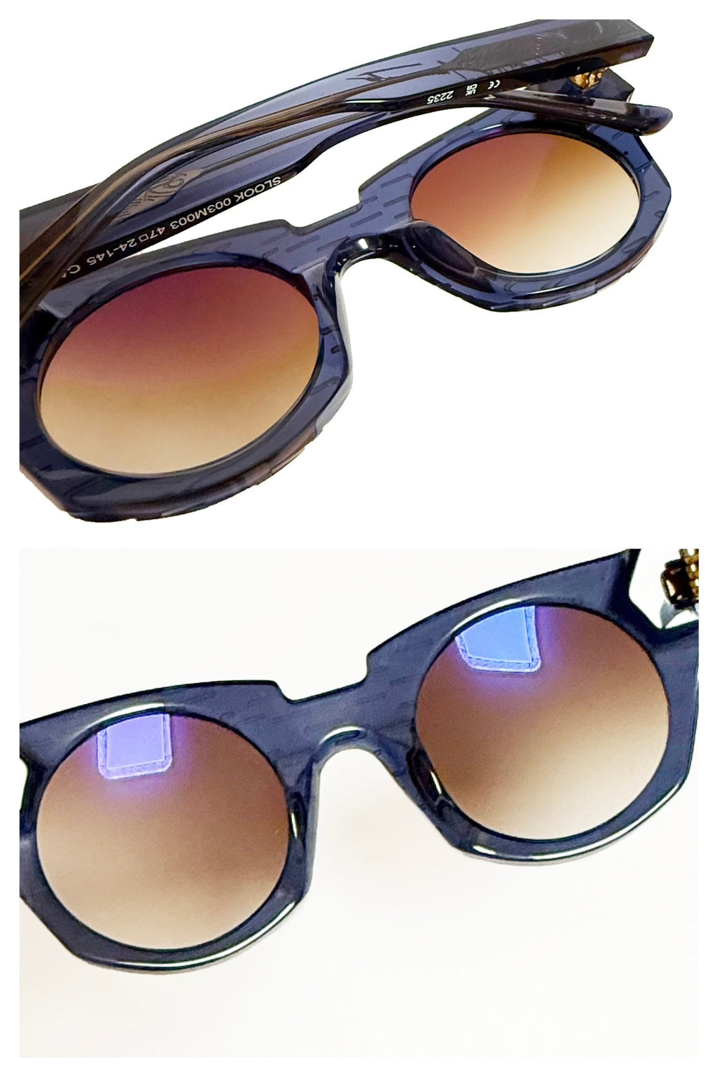 Yohji Yamamoto Sunglasses Slook 003 Blue Glasses