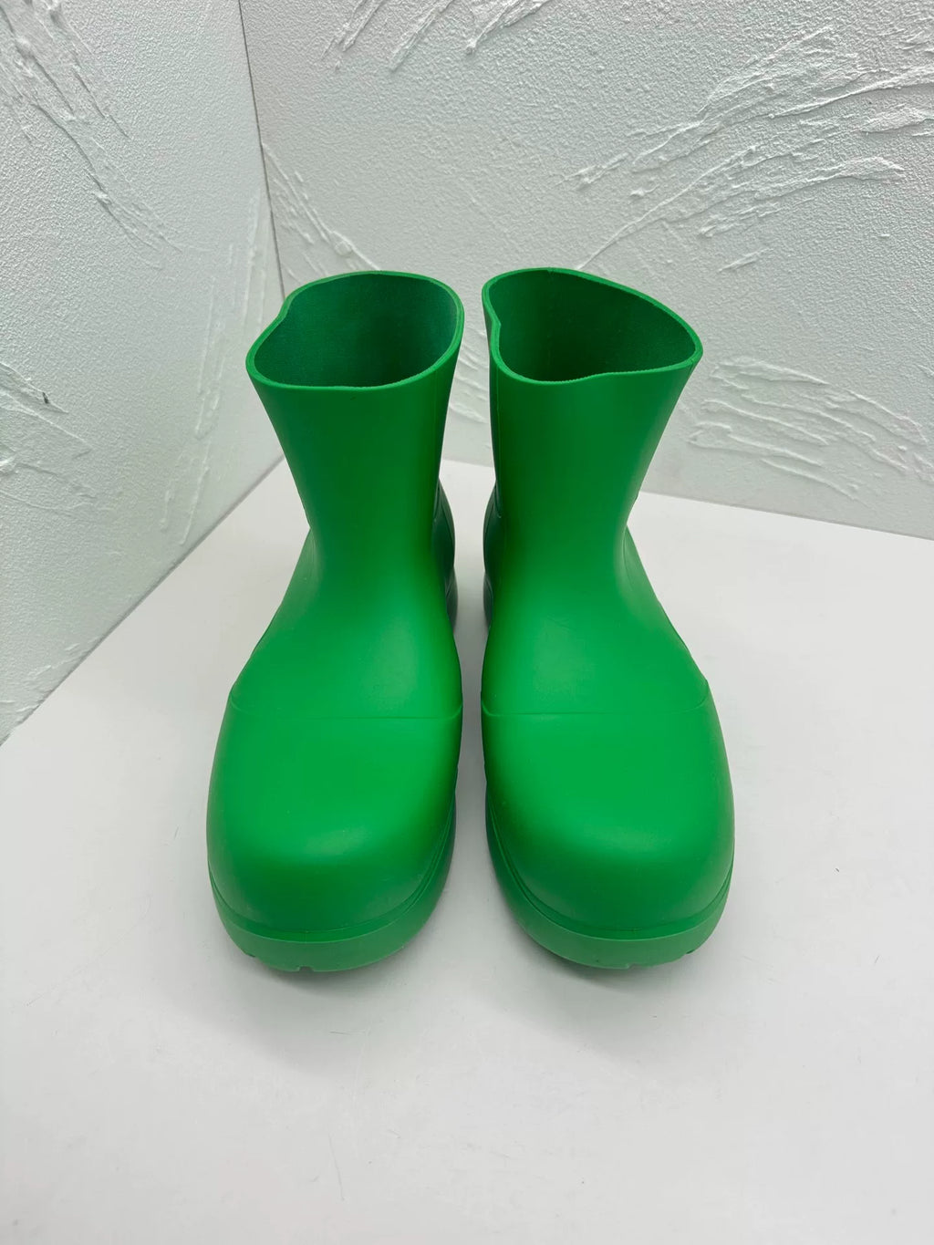 Bottega Veneta Puddle Green Rubber Boots