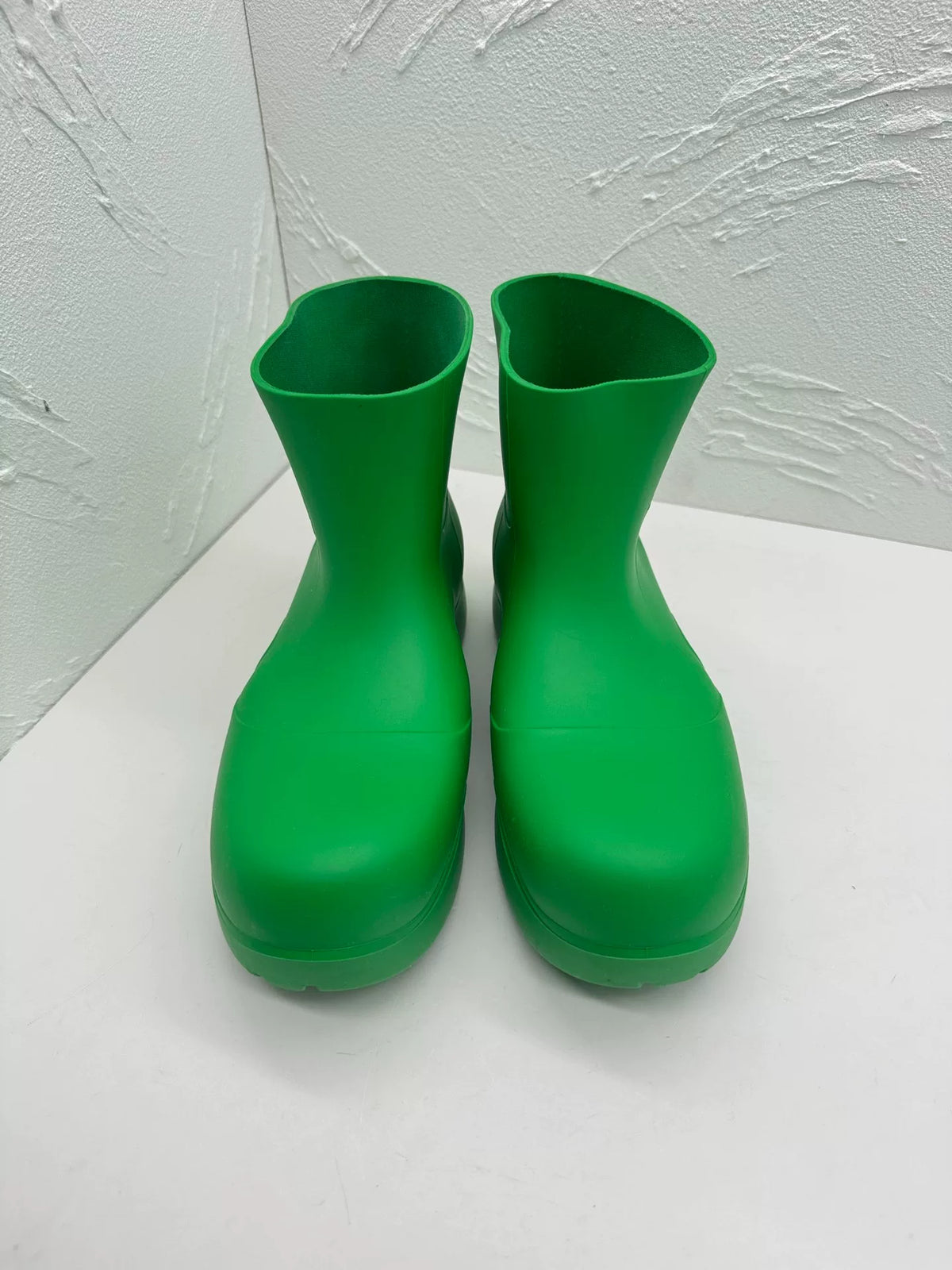 Bottega Veneta Puddle Green Rubber Boots