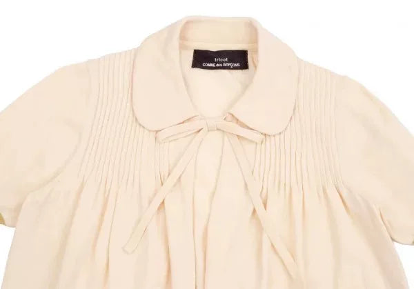COMME des GARCONS Vintage Beige Bow Knit Top
