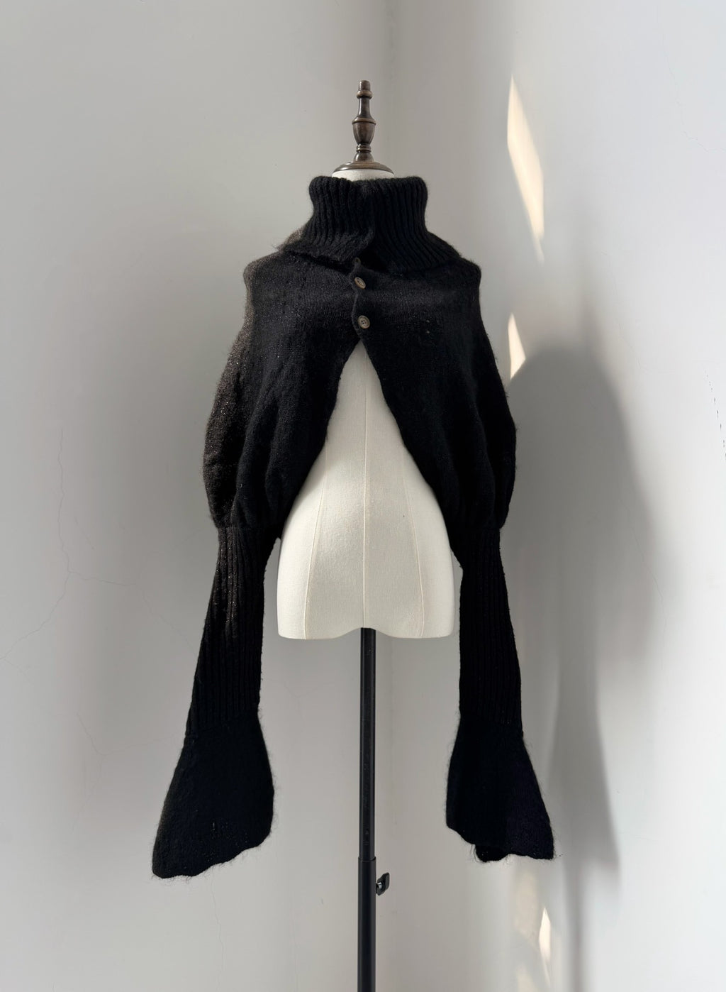 Comme Des Garcons 2008 Runway Top Mohair Cape