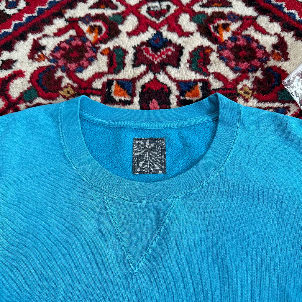 visvim 2024 Autumn/Winter ICT JUMBO SB SWEAT 3/4 Sleeve Sweatshirt Blue