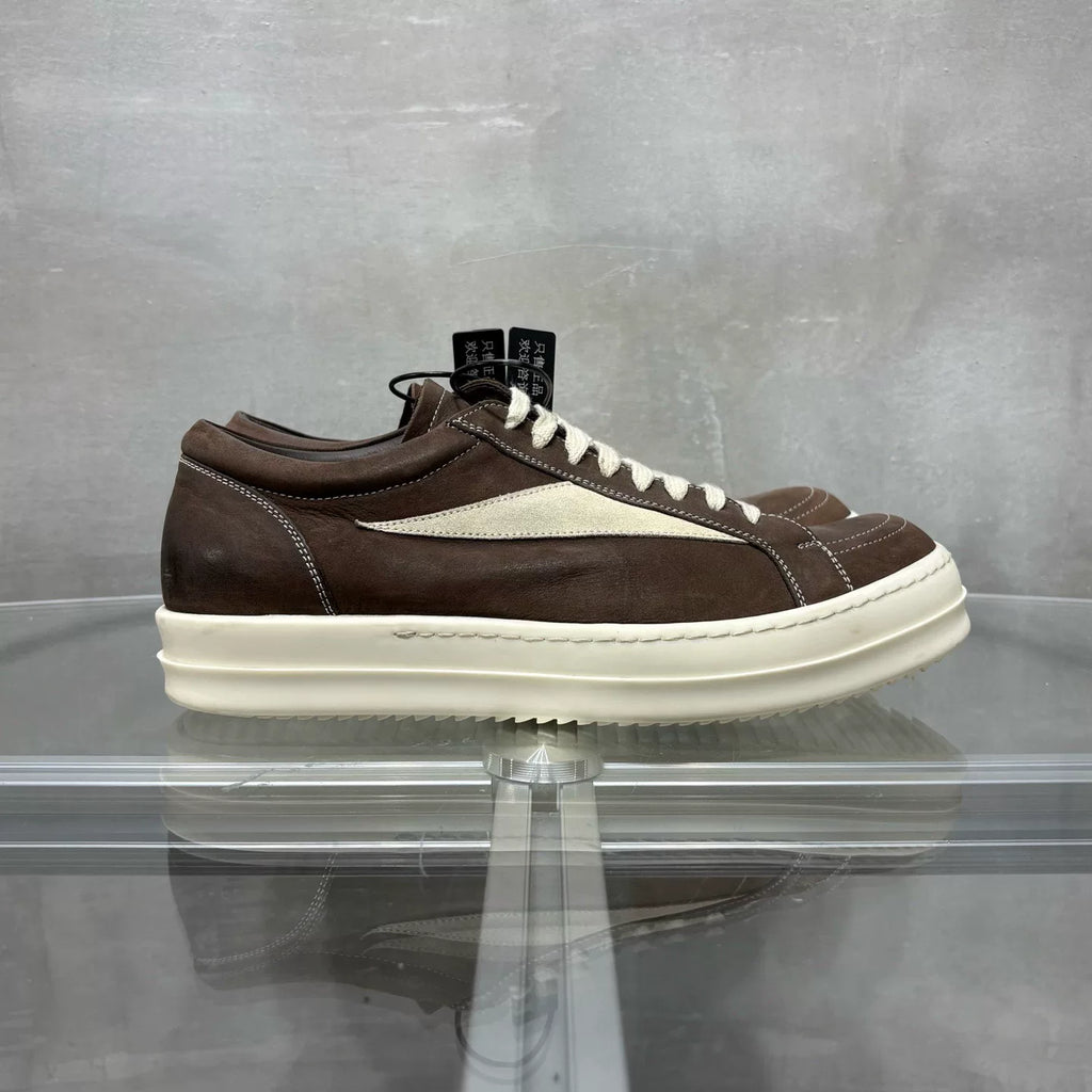 Rick Owens Brown Vans Sneakers