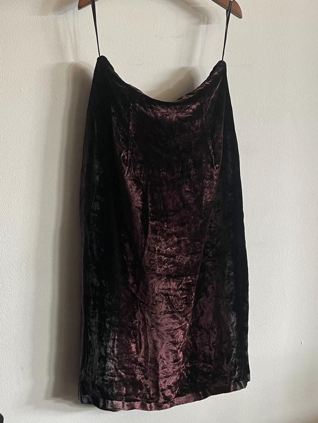 Maison Martin Margiela Red Wine Blackberry · Velvet Skirt