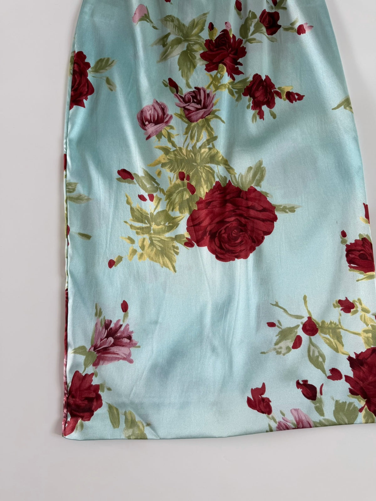 Dolce Gabbana Midi Silk Skirt