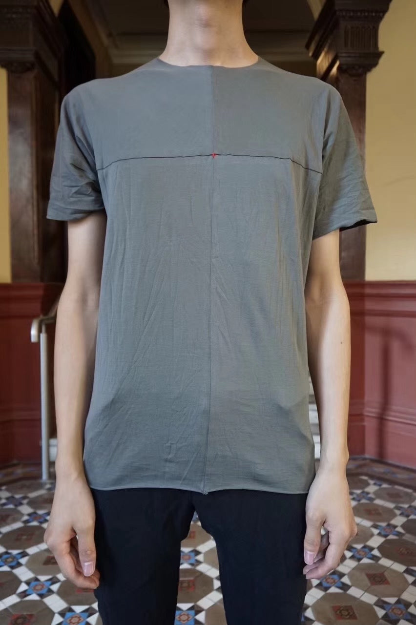M.A+ SS18 m.a+ Coal one piece Grey Cotton Top