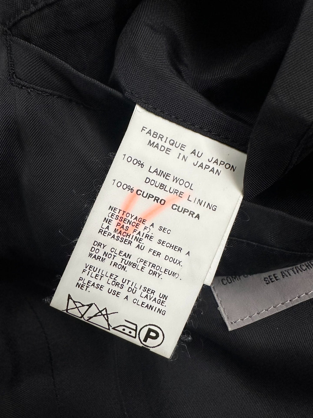 Yohji Yamamoto Pour Homme Mainline Coat