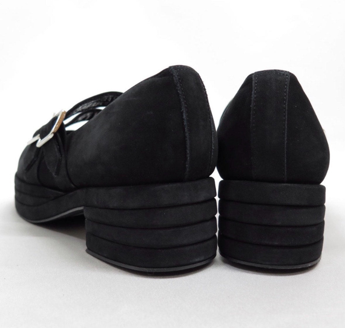 Comme Des Garçons 1990s Double-Buckle Chunky Mary Jane Heels