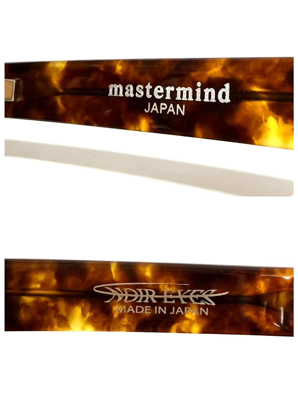 Mastermind Japan Noir Eyes Metallic Skull Beige Glasses