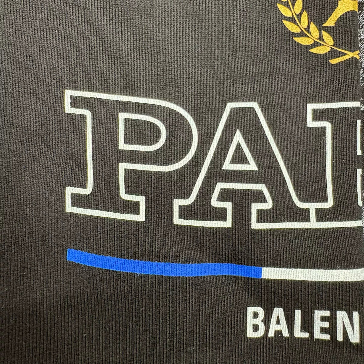 Balenciaga SS25 Black Multi-Element Wave Hooded Sweater