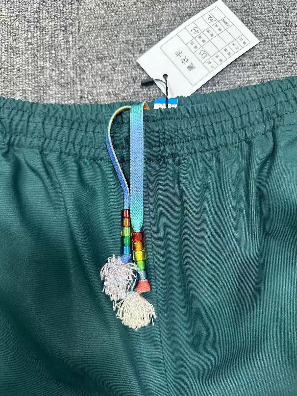 Acne Studios Rainbow Beaded Wide-Leg Trousers