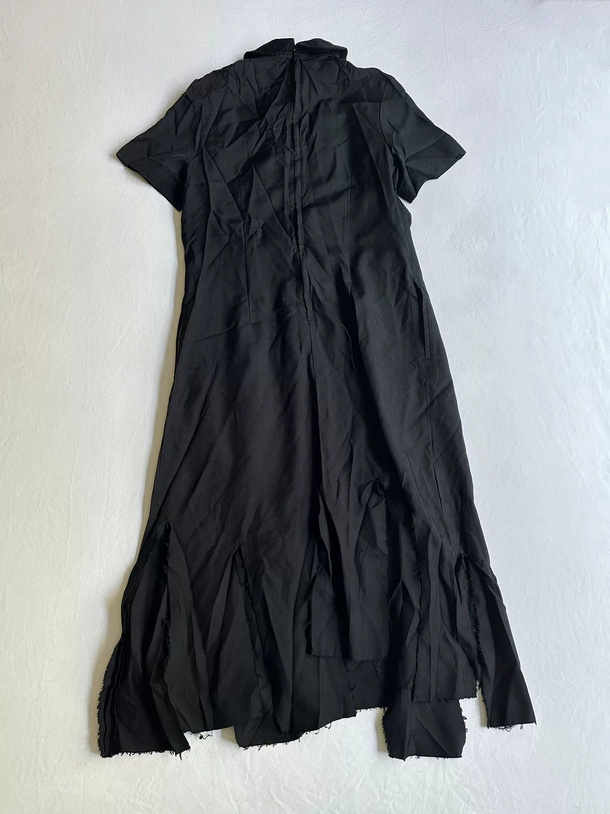 Comme Des Garcons mainline torn rose dress