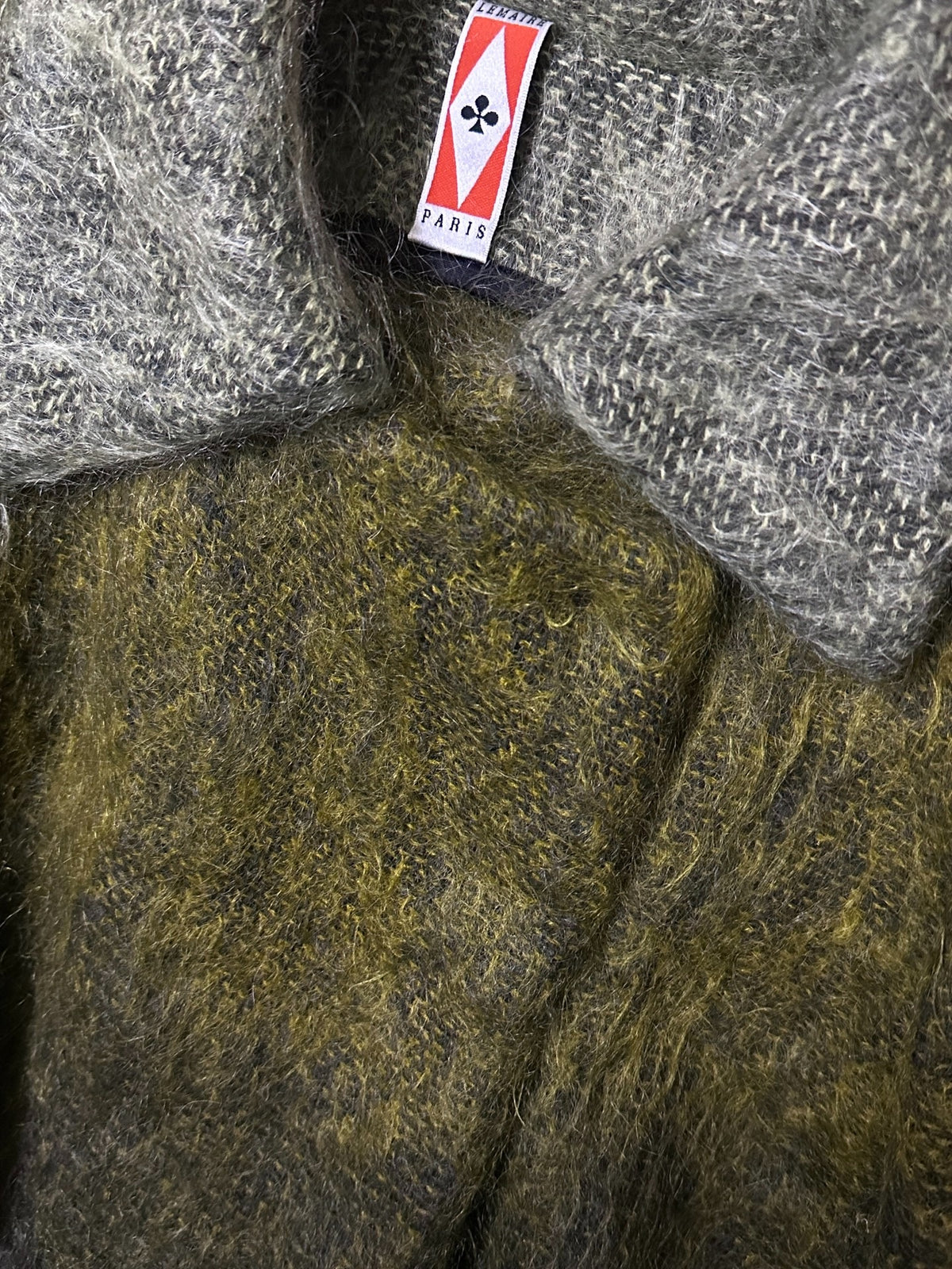 Lemaire 90's Gradient Mohair Coat