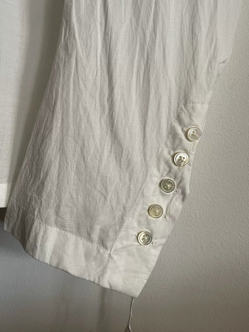 Ann Demeulemeester Back-Tie Cotton Shirt