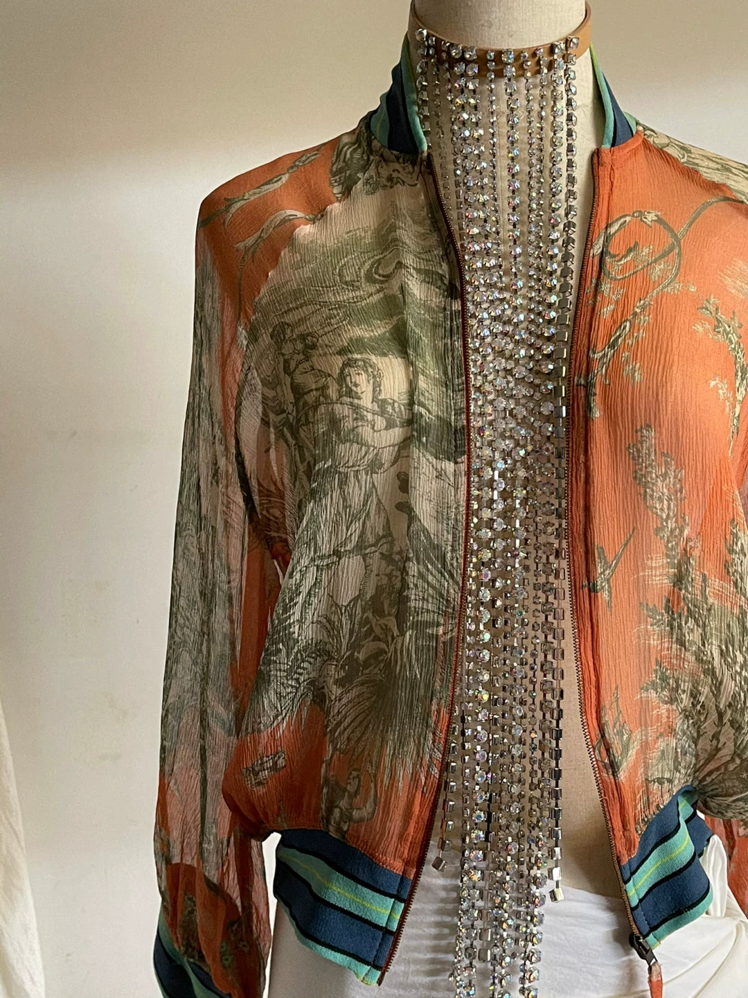 Jean Paul Gaultier Silk Bomber