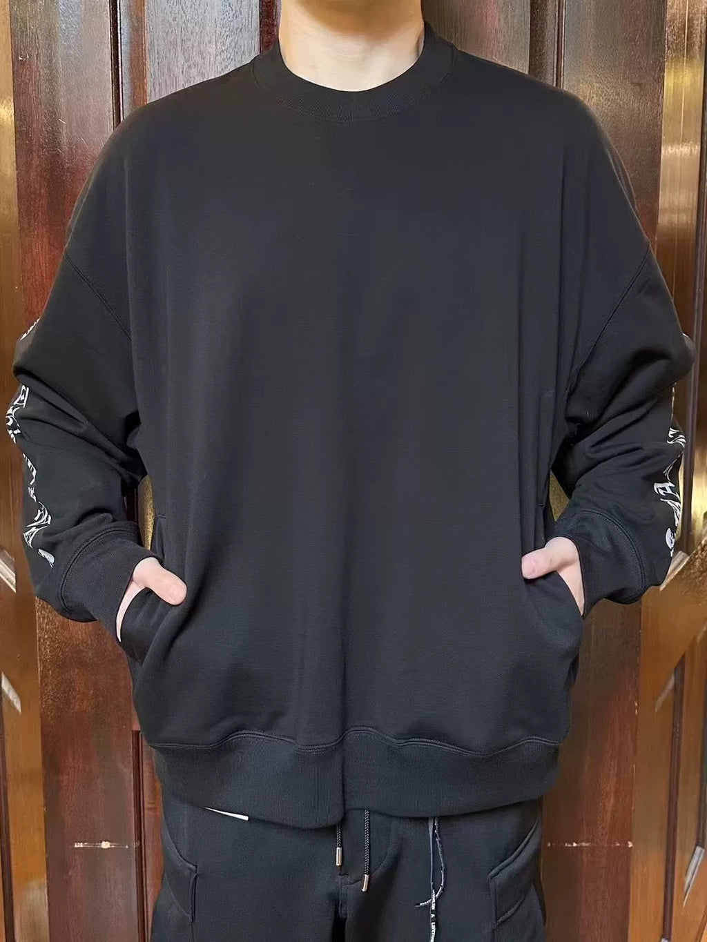 mastermind Japan SS25 Black Boxy Logo Sweatshirt