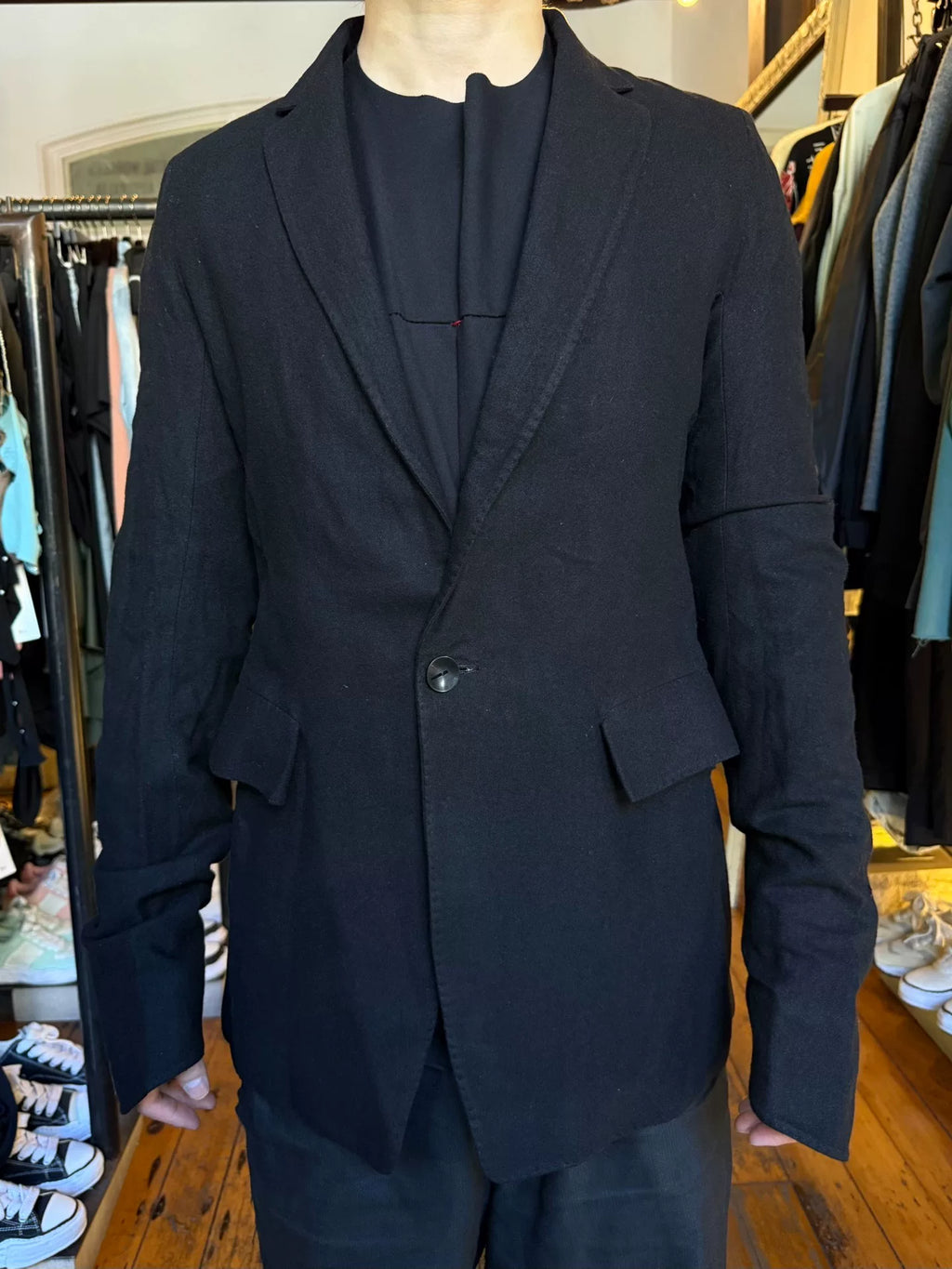 Y/Project FW12 Catharsis Black 3D Pocket Yohan Serfaty Blazer
