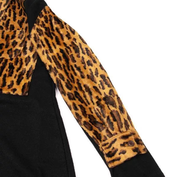 Jean Paul Gaultier Vintage Leopard Print Fur Jacket