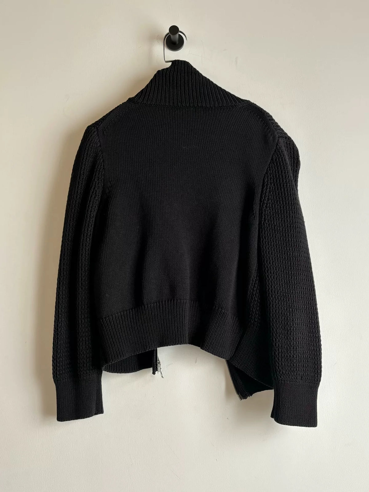 Dries Van Noten | Diagonal Zip Knit Jacket