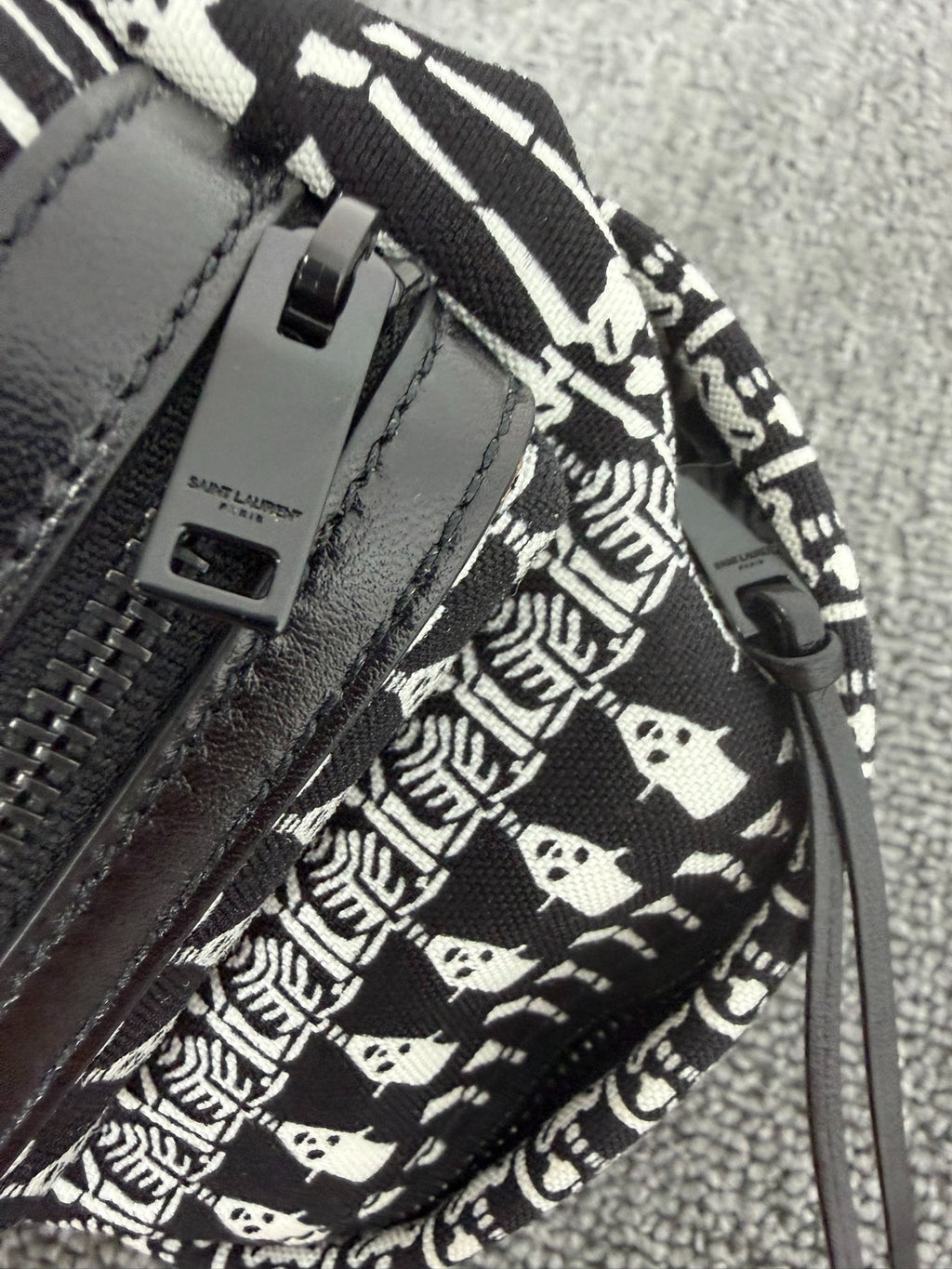 Saint Laurent 16fw Skull Black Backpack