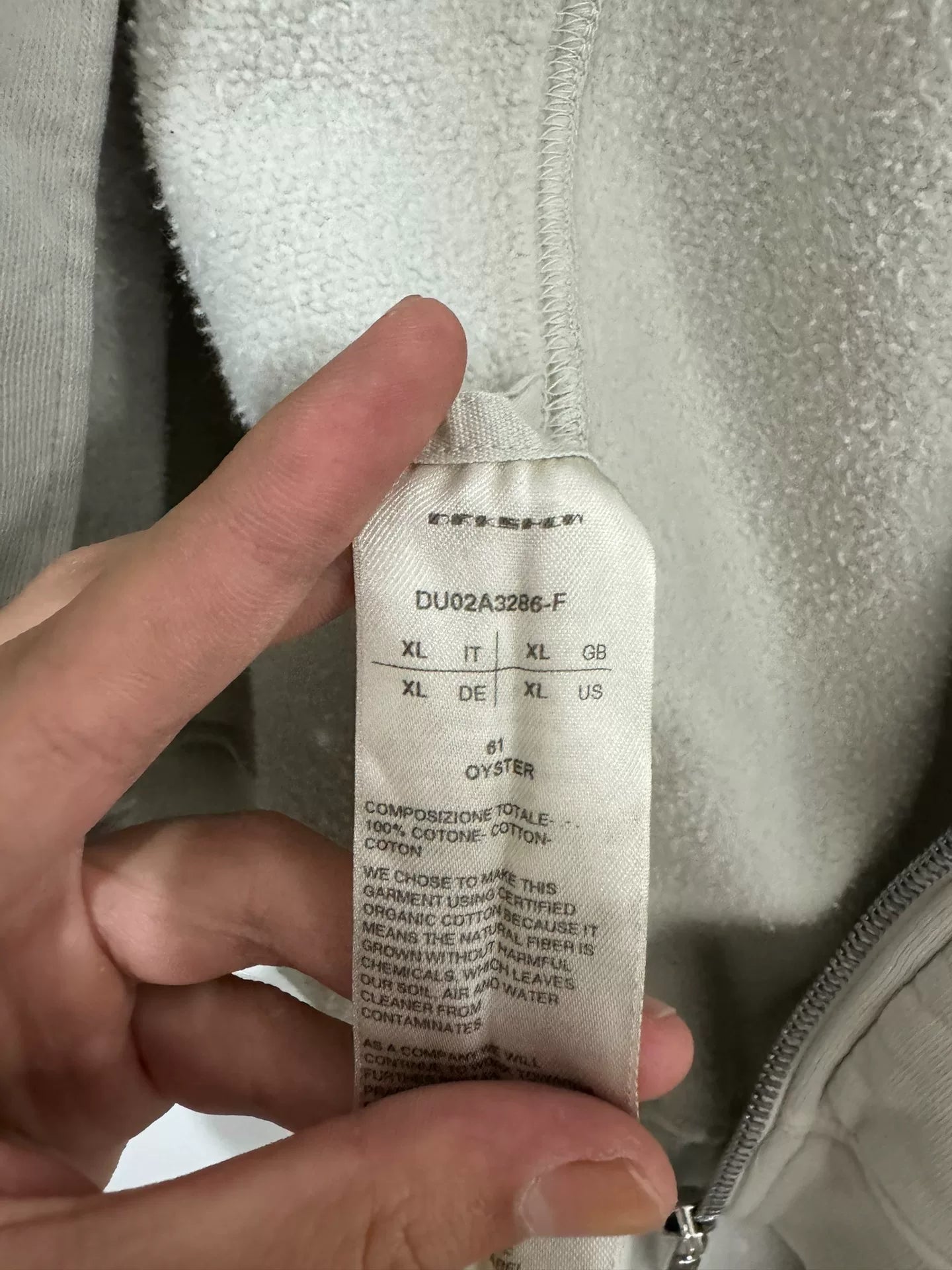 Rick Owens Size XL off-white wizard jacket