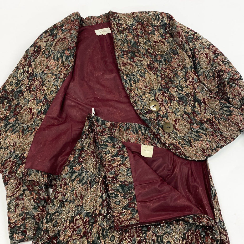 Dior Jacquard Pattern Suit