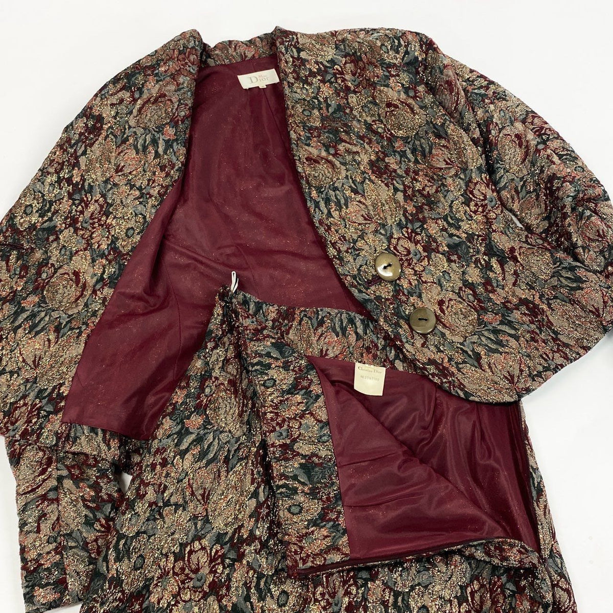 Dior Jacquard Pattern Suit