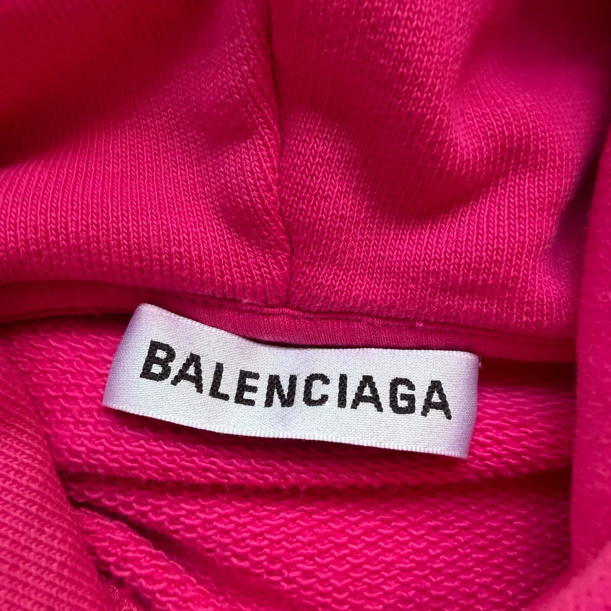 Balenciaga Logo Pink Hoodie