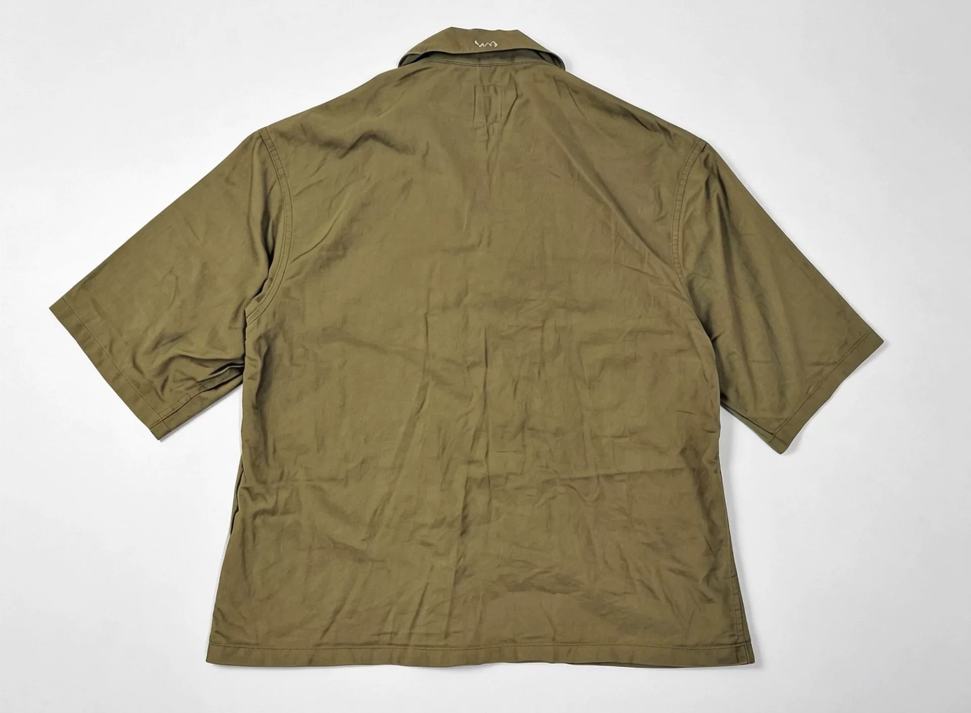 Visvim 19SS Cornet S/S Short Sleeve Olive Shirt