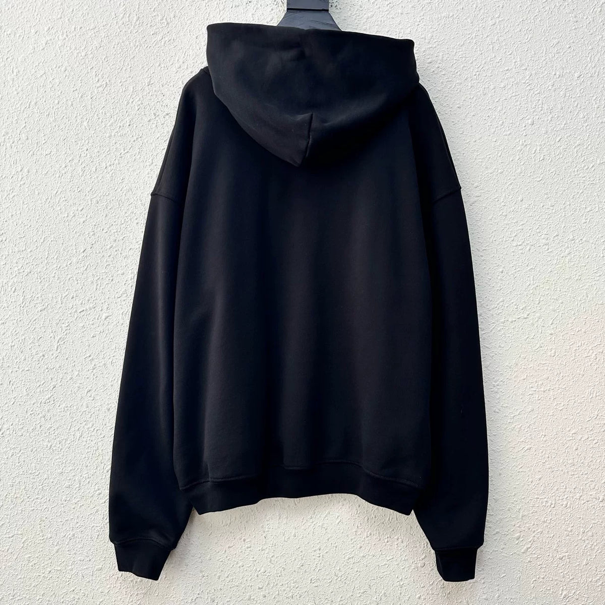 Balenciaga Black Portrait Print Hooded Sweater
