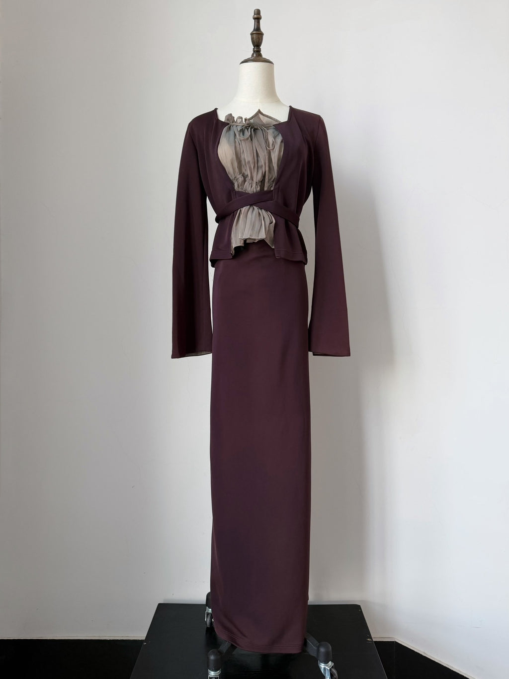 Jean Paul Gaultier Set 1990s runway top + skirt