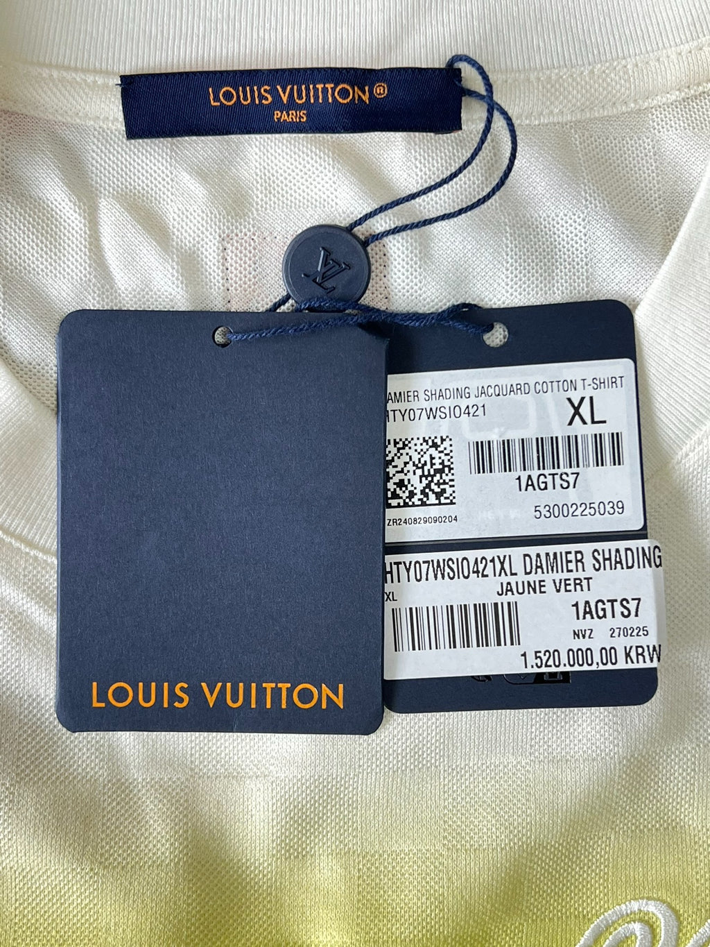 Louis Vuitton XL Short Sleeve Top Vuittonlv Gradient T-Shirt