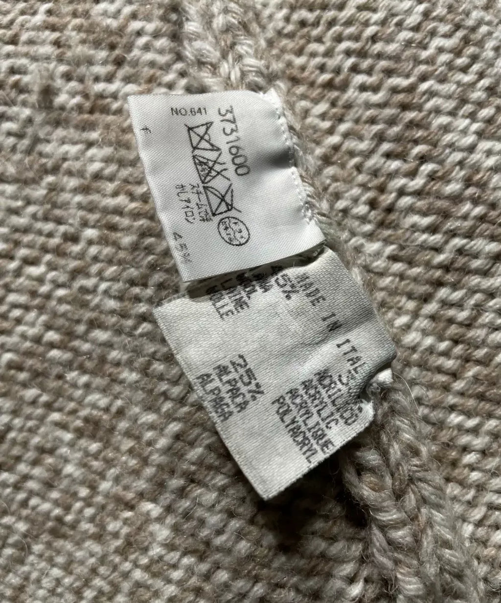 Maison Margiela AW01 Wool Turtleneck Knit Top by Miss Deanna